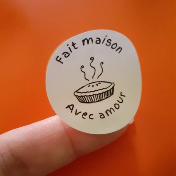 Étiquettes autocollantes, étiquettes adhésives festives, emballage cadeaux, sticker emballage commande – Image 2