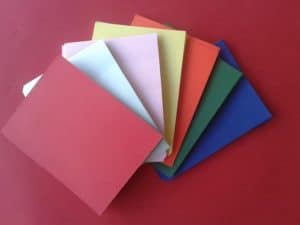 enveloppes colorées
