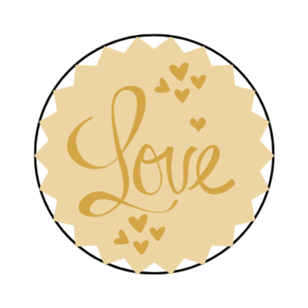 étiquette love