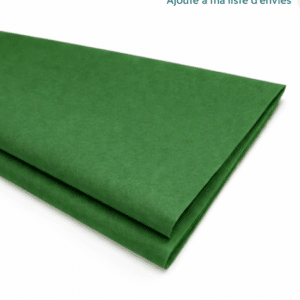 20 feuilles de papier de soie verte bouteille 50 x 65 cm,  pour emballage cadeau Noël